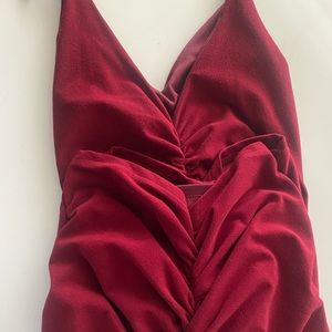 Very flattering red mini dress! Perfect for homecoming or any dance!!